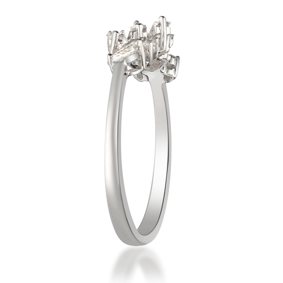 Scarlett 14K White Gold Baguette-Cut White Diamond Ring