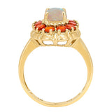 Maryam 14K Yellow Gold Oval-Cut Opal Ring
