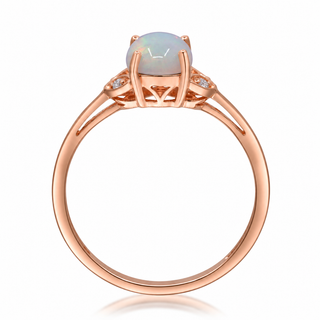 Parker 10K Rose Gold Oval-Cut Opal Ring