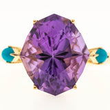 Adriana 14K Yellow Gold Marquise-Cut Brazilian Amethyst Ring