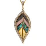 Sloane 14K Yellow Gold Fancy-Shape Mother of Pearl Pendant