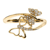 Elizabeth 14K Yellow Gold Round-Cut White Diamond Ring