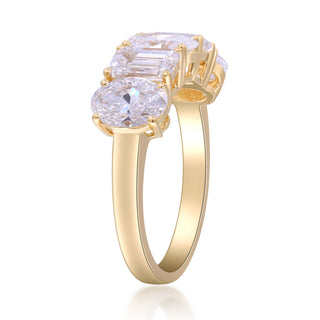 Ruth 14K Yellow Gold Oval-Cut LAB Grown Diamond Rings