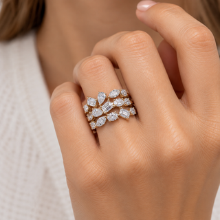 Ruth 14K Yellow Gold Oval-Cut LAB Grown Diamond Rings