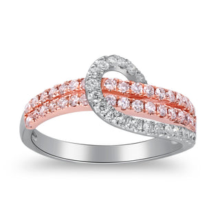 Rylee 10K White Gold Round-Cut White Diamond Ring