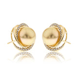 Gorgia 14K Yellow Gold Natural South Sea Pearl Earrings