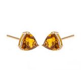 Anastasia 14K Yellow Gold Trillion-Cut Brazilian Citrine Earrings