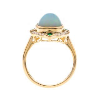 Sloane 14K Yellow Gold Oval-Cut Ethiopian Opal Ring