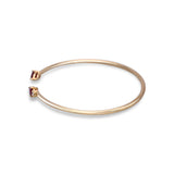 Ximena 10K Yellow Gold Pear-Cut Mozambique Ruby Bangle