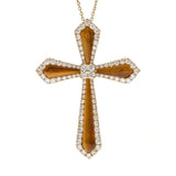 Nataly 14K Yellow Gold Fancy-Shape Tiger Eye Necklace