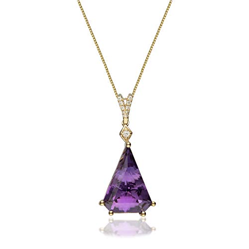 Bailey 14K Yellow Gold Fancy-Cut Brazilian Amethyst Pendant