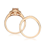 Journey 14K Rose Gold Oval-Cut Madagascar Morganite Ring