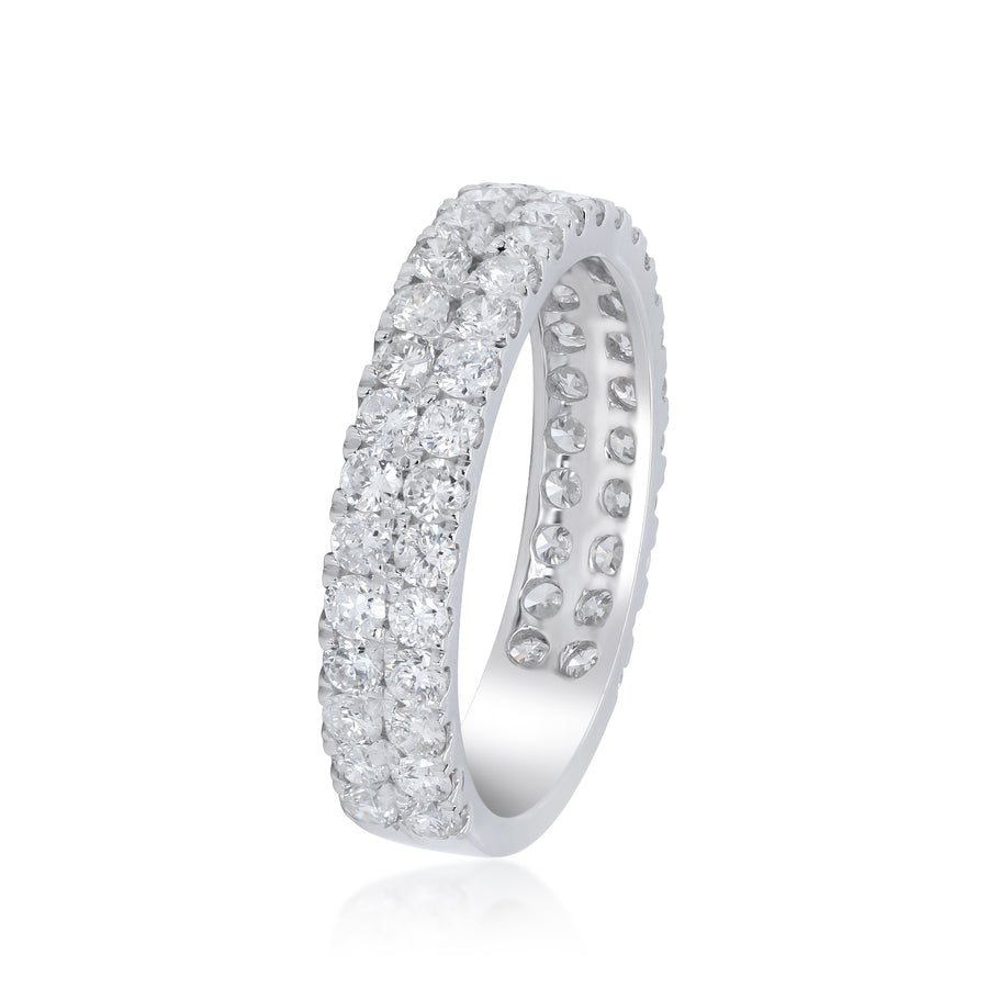 Adalyn 14K White Gold Round-Cut White Diamond Ring