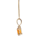 Sophia 10K Yellow Gold Oval-Cut Brazilian Citrine Pendant