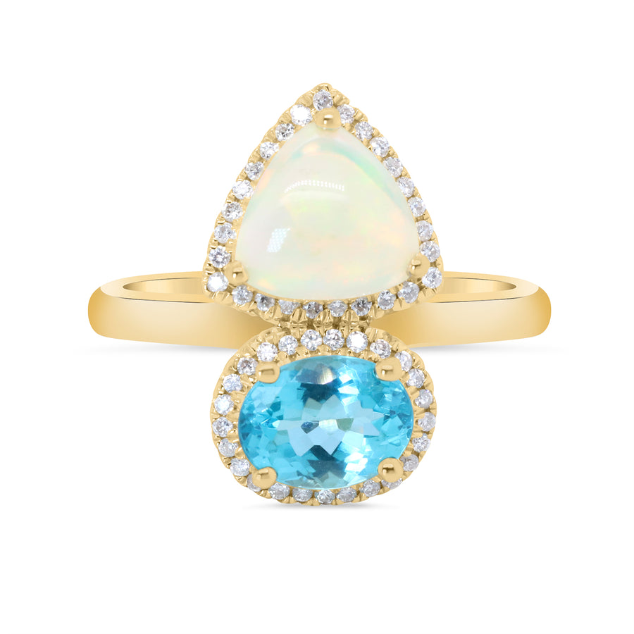 Aella 10K Yellow Gold Oval-Cut Appetite Ring