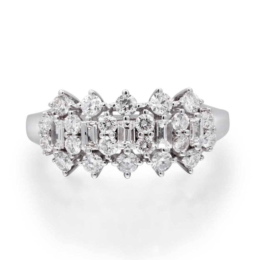 Jimena 14K White Gold Round-Cut White Diamond Ring