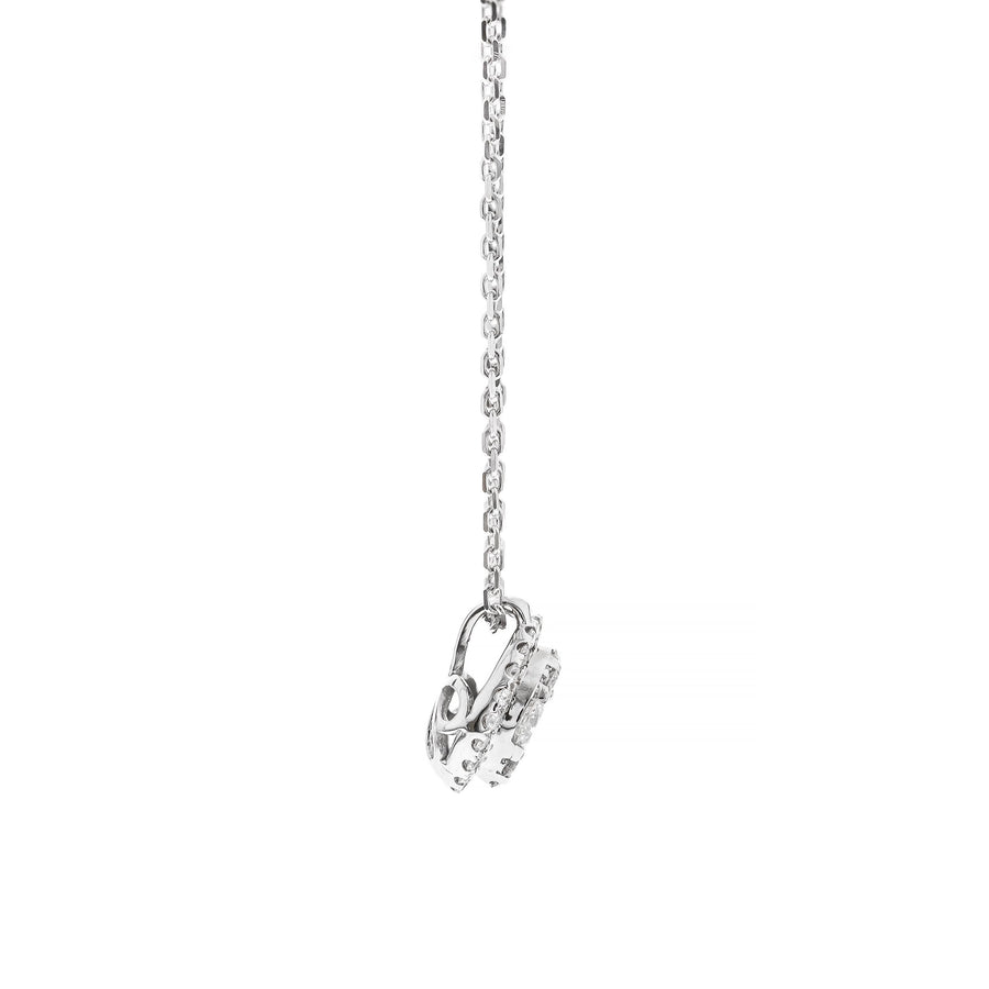 Anika 14K White Gold Round-Cut White Diamond Necklace